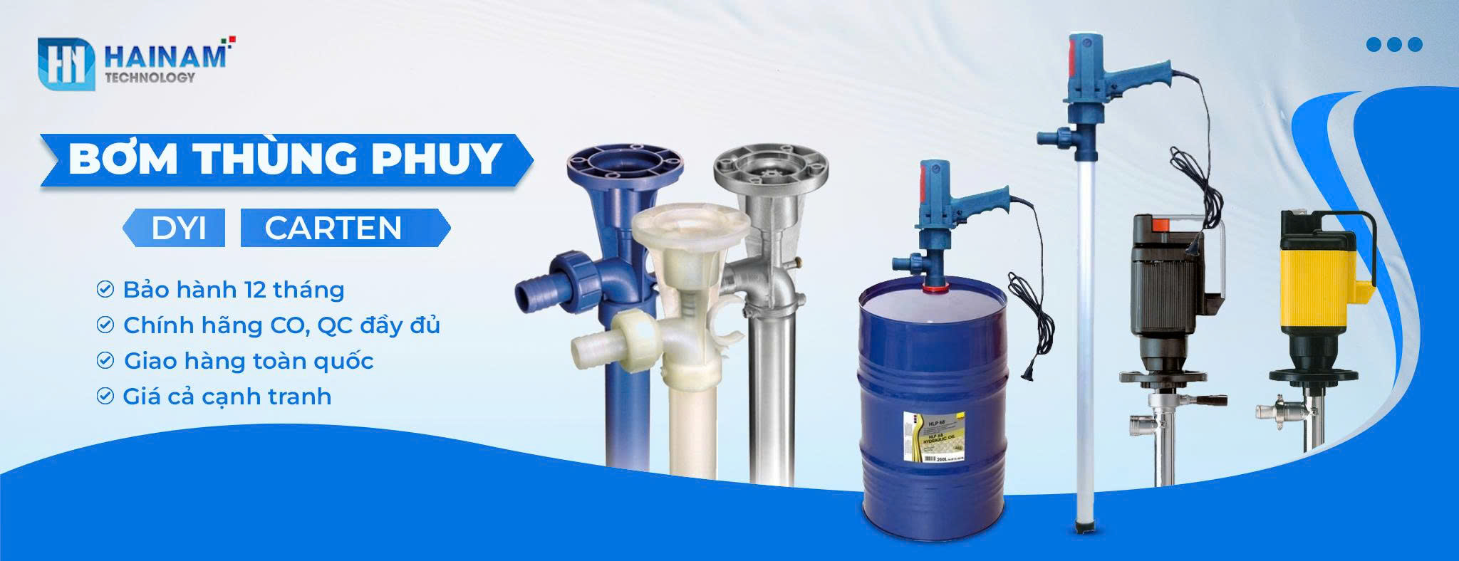 bơm thùng phuy HNTech