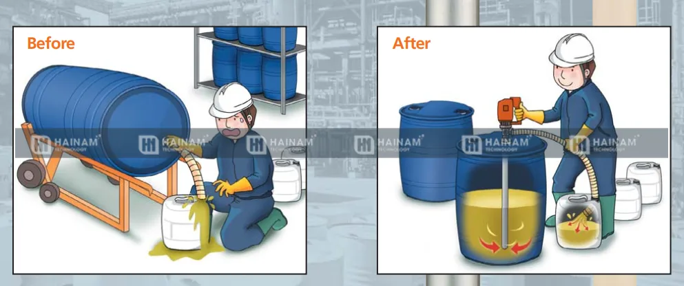 Tại sao nên sử dụng bơm thùng phuy