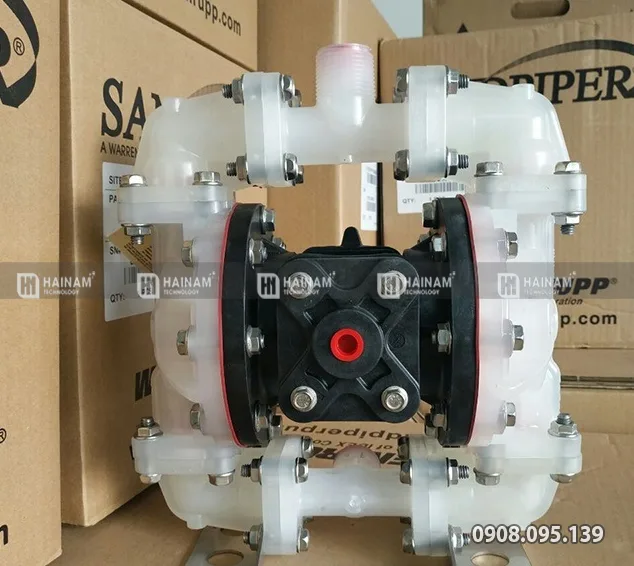 Bơm màng Sandpiper nhựa PP